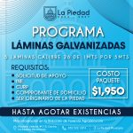PROGRAMA DE LÁMINAS GALVANIZADAS PARA PRODUCTORES DEL CAMPO DE LA PIEDAD