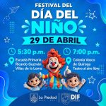 INVITA GOBIERNO DE LA PIEDAD AL FESTIVAL DEL DÍA DEL NIÑO